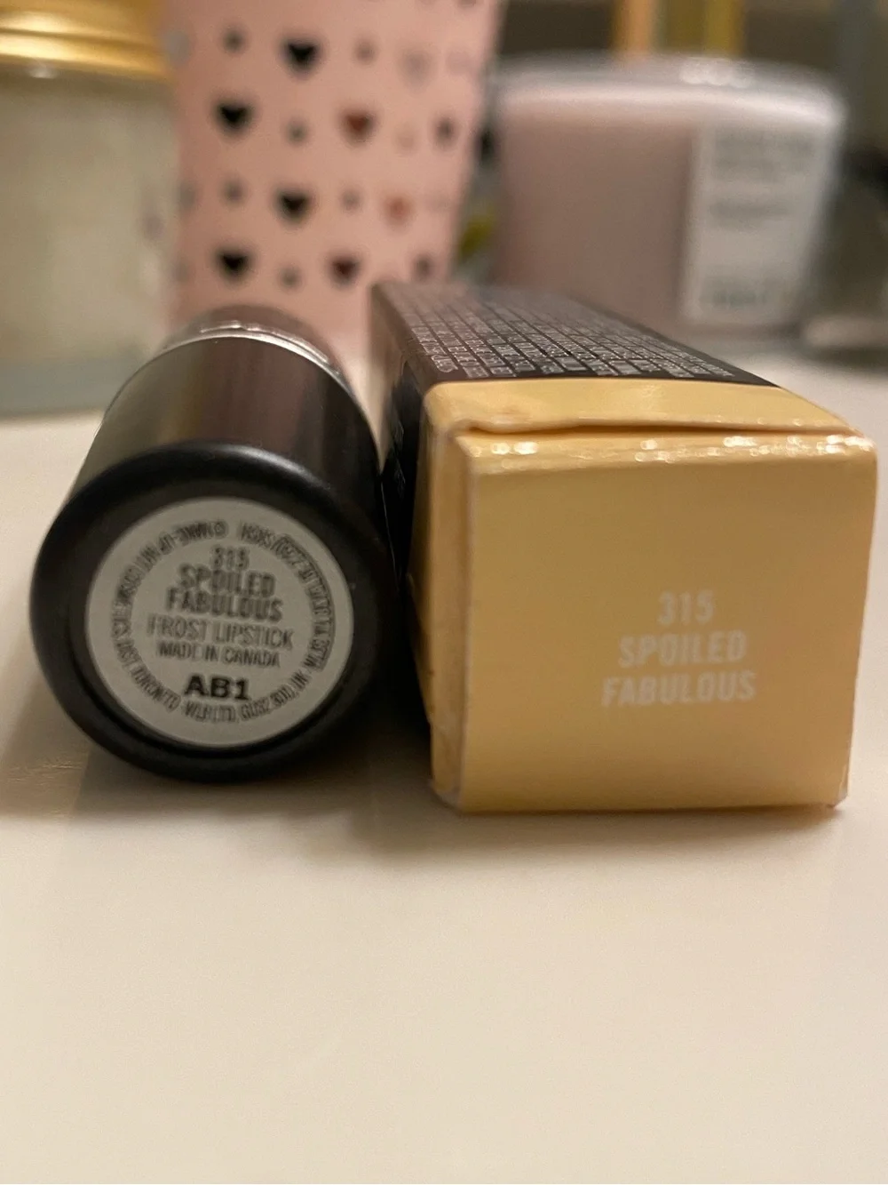 MAC Lipstick Spoiled Fabulous-Frost-RARE-Limited Edition/Discontinued